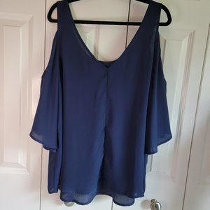 Torrid Cold Shoulder Blouse